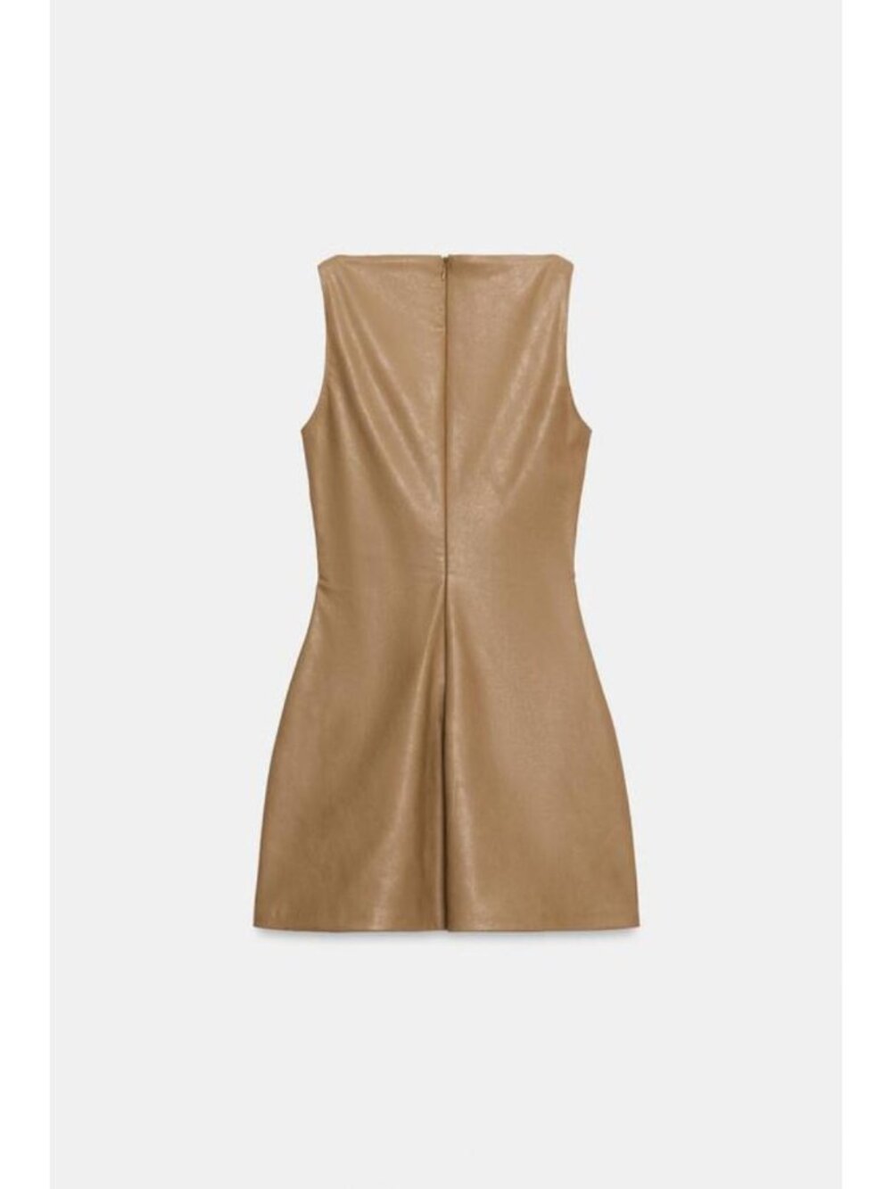 ZARA FAUX LEATHER MINI DRESS 4764/201/704 - Picture 4 of 5
